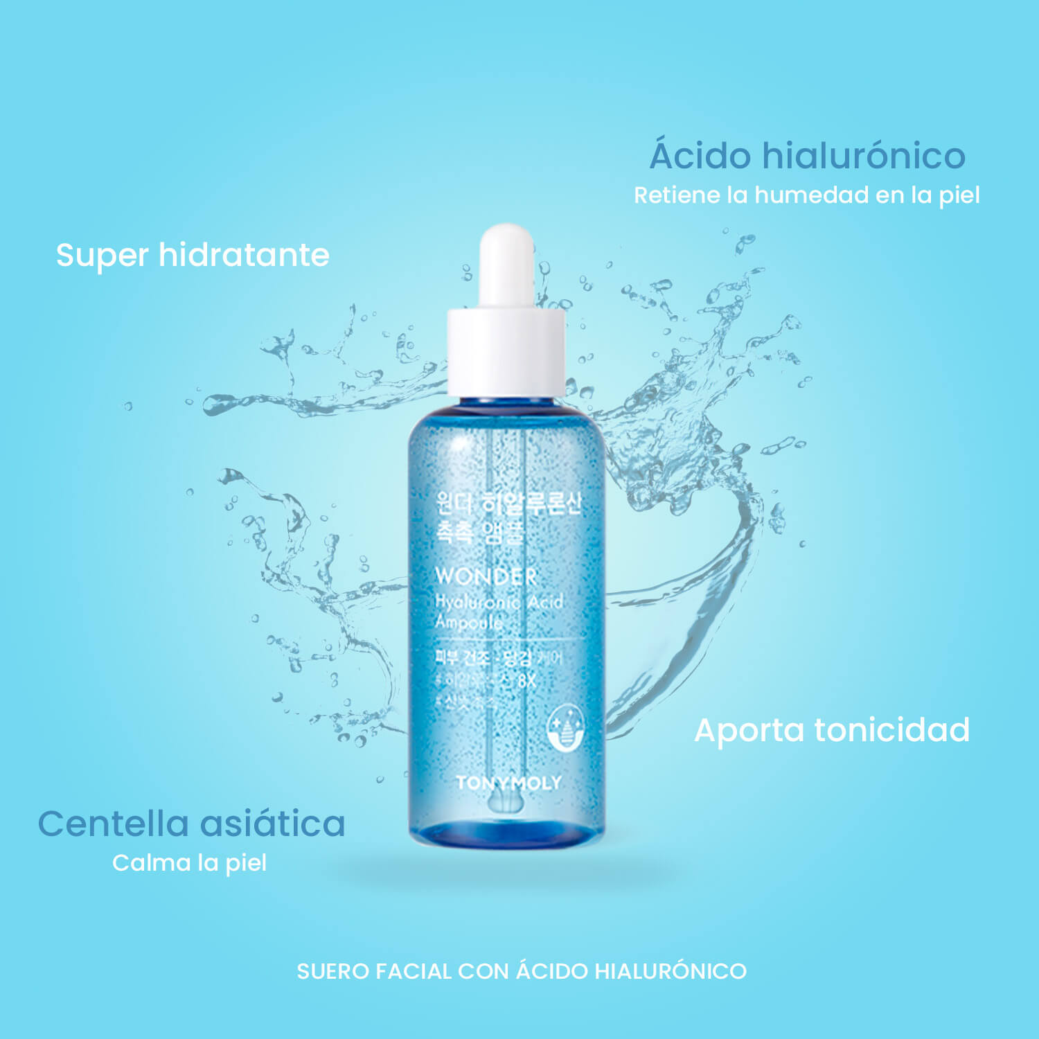 WONDER HYALURONIC ACID AMPULE (SUERO FACIAL CON ÁCIDO HIALURÓNICO)